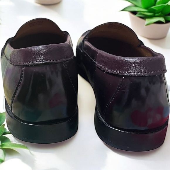 Cole Haan Glossy Burgundy Penny Loafers 11 1/2” E like new wore maybe 3 times. - Picture 9 of 11